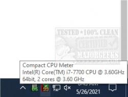 Official Download Mirror for Compact Tray Meter