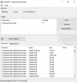 Official Download Mirror for VOVSOFT Duplicate File Finder