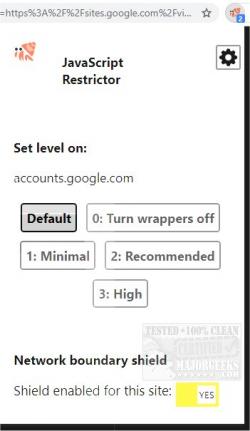 Official Download Mirror for JavaScript Restrictor (JShelter) for Chrome, Firefox, Opera, and Edge