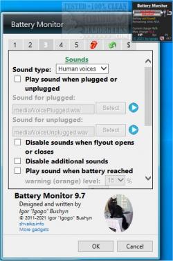 Official Download Mirror for Battery Monitor