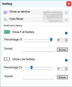 Official Download Mirror for Battery Notifier