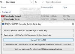 Official Download Mirror for MSWin Txt2PDF