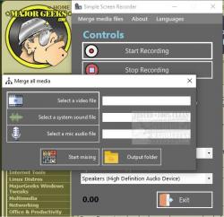 Official Download Mirror for Simple Screen Recorder