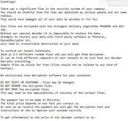Official Download Mirror for Bitdefender Universal LockerGoga Decryptor