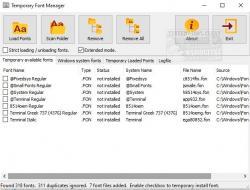 Official Download Mirror for Temporary Font Manager