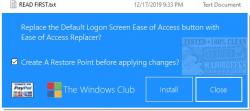 Official Download Mirror for Ease Of Access Replacer 