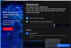 Official Download Mirror for Bitdefender MegaCortex Decryption Tool 