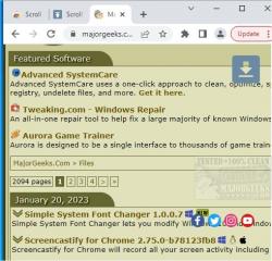 Official Download Mirror for Scroll to Top Button for Chrome, Firefox, and Opera 