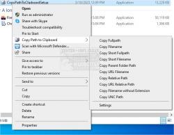 Official Download Mirror for Copy Path to Clipboard