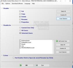 Official Download Mirror for Disable Context Menu Items