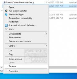 Official Download Mirror for Disable Context Menu Items