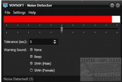 Official Download Mirror for VOVSOFT Noise Detector
