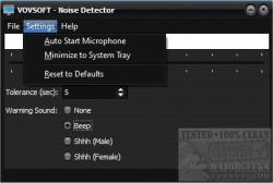 Official Download Mirror for VOVSOFT Noise Detector