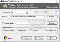 Official Download Mirror for Eusing Free File Recovery