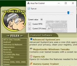 Official Download Mirror for Asus Fan Control