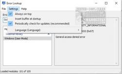 Official Download Mirror for Error Lookup