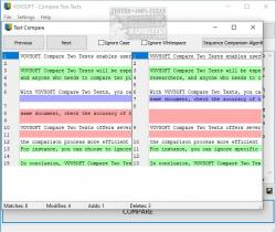 Official Download Mirror for VOVSOFT Compare Two Texts