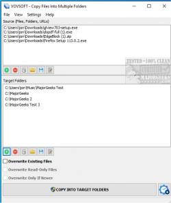 Official Download Mirror for VOVSOFT Copy Files Into Multiple Folders