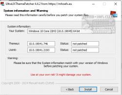 Official Download Mirror for UltraUXThemePatcher