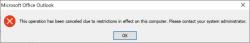 Official Download Mirror for Repair Outlook This Operation Has Been Canceled Due to Restrictions