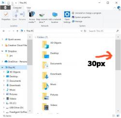 Official Download Mirror for MajorGeeks Change Scroll Bar Width and Height 