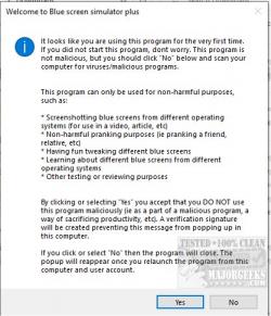 Official Download Mirror for BlueScreenSimulatorPlus