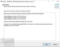 Official Download Mirror for MultiPack .NET Windows Desktop Installer