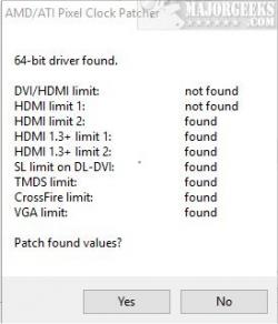 Official Download Mirror for AMD/ATI Pixel Clock Patcher