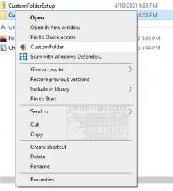 Official Download Mirror for CustomFolder Portable