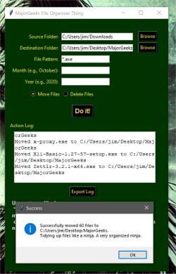Official Download Mirror for MajorGeeks File Organizer Thing
