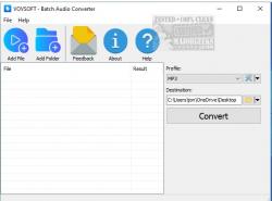 Official Download Mirror for VOVSOFT Batch Audio Converter