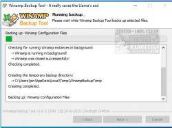 Official Download Mirror for Winamp Backup Tool