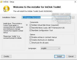 Official Download Mirror for ImDisk Toolkit 32-Bit