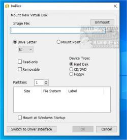 Official Download Mirror for ImDisk Toolkit 64-Bit