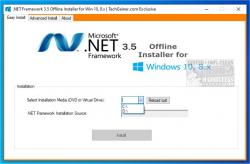 Official Download Mirror for .NET Framework 3.5 Offline Installer for Windows 10 and 8