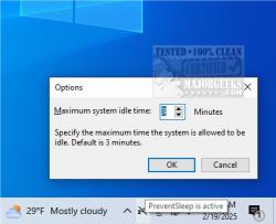 Official Download Mirror for PreventSleep