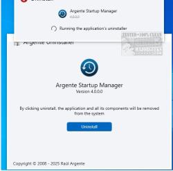 Official Download Mirror for Argente Uninstall Manager