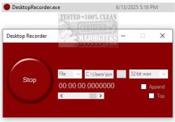 Official Download Mirror for Desktop Recorder