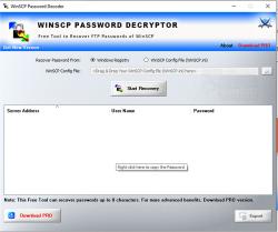 Official Download Mirror for WinSCP Password Decoder