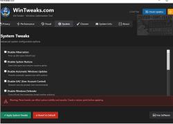 Official Download Mirror for WinTweaks - Free System Optimizer