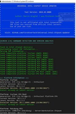 Official Download Mirror for Universal Intel Chipset Device Updater