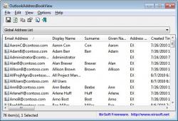 Official Download Mirror for OutlookAddressBookView