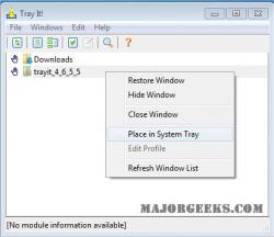 Official Download Mirror for TrayIt!