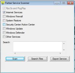 Official Download Mirror for Farbar Service Scanner