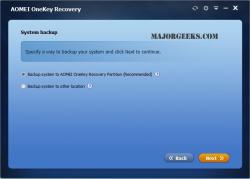 Official Download Mirror for AOMEI OneKey Recovery