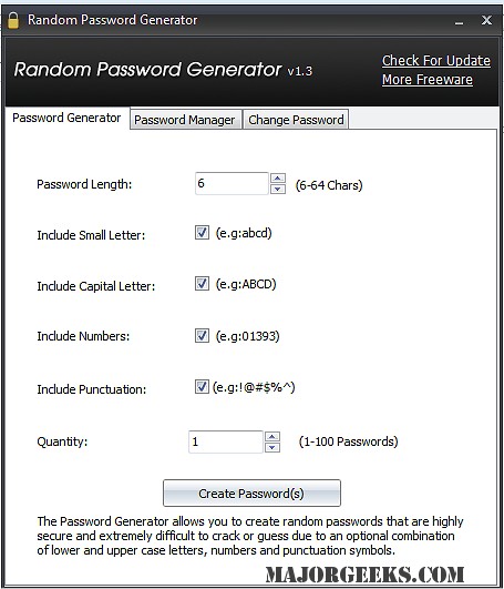 Download Iobit Random Password Generator Majorgeeks