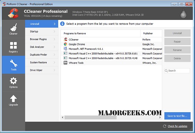 download ccleaner professional plus serial key