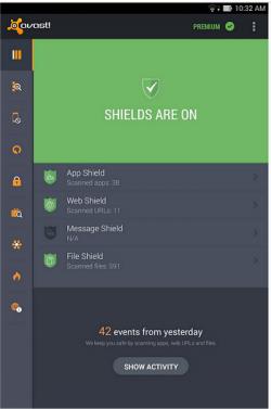 avast mobile security sms shield