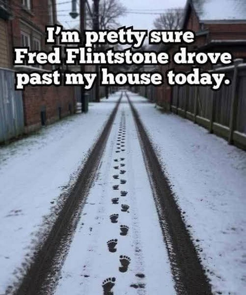 Random Photo: Fred Flintstone Was Here - MajorGeeks