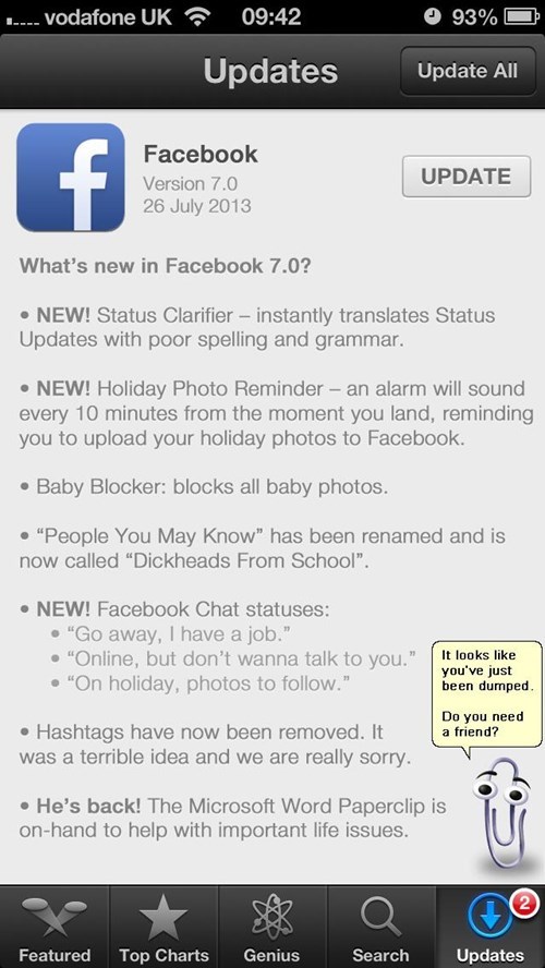 Example Facebook Revealed Random Photo: New features in the upcoming Facebook revealed - MajorGeeks